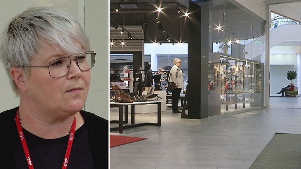 Avion shoppingcenter i Umeå och centrumchef Mia Eskilsson.