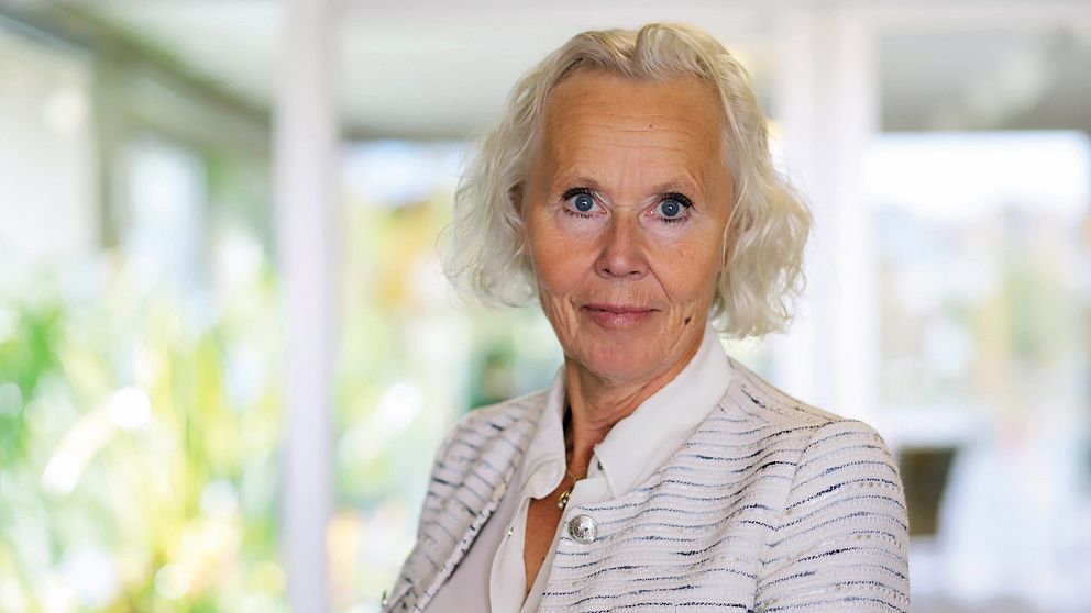 Porträtt på Lena Carlsson, sjukhusdirektör i Region Västernorrland.