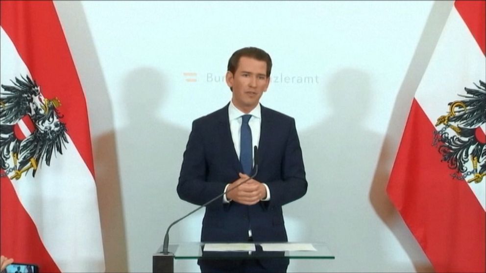 Österrikes förbundskansler Sebastian Kurz.