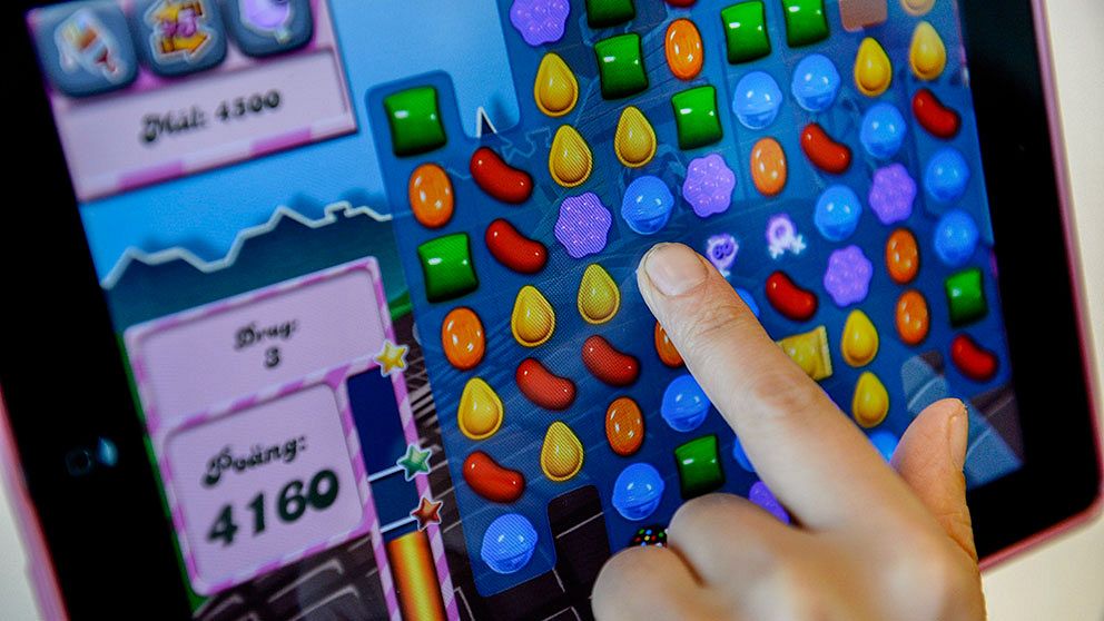 Candy Crush Saga, spelapp framtaget av spelföretaget King.