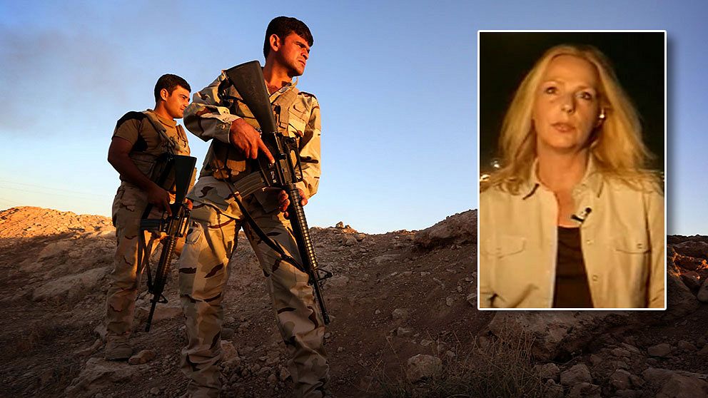 SVT:s korrespondent Susan Ritzén i norra Irak