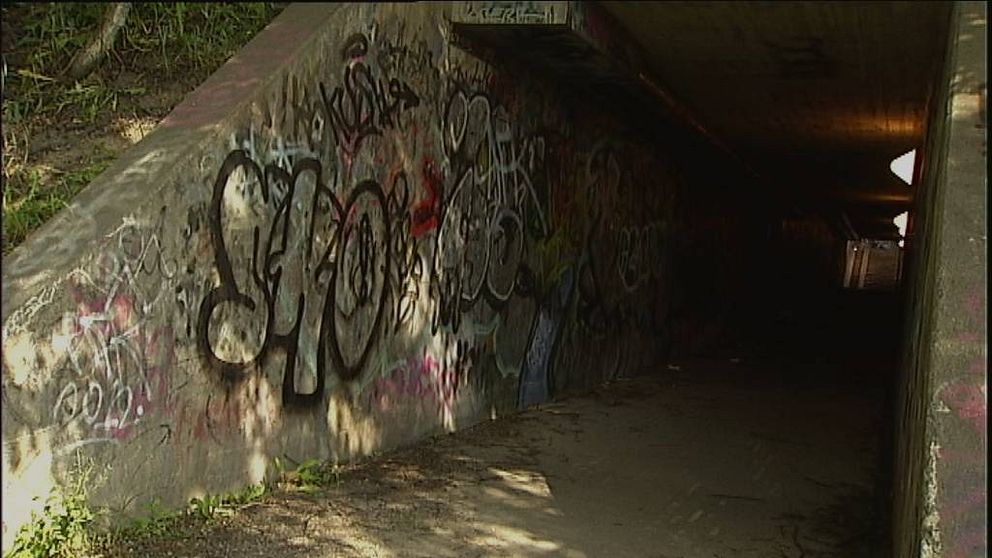 Man rånad i gångtunnel i centrala Sundsvall.