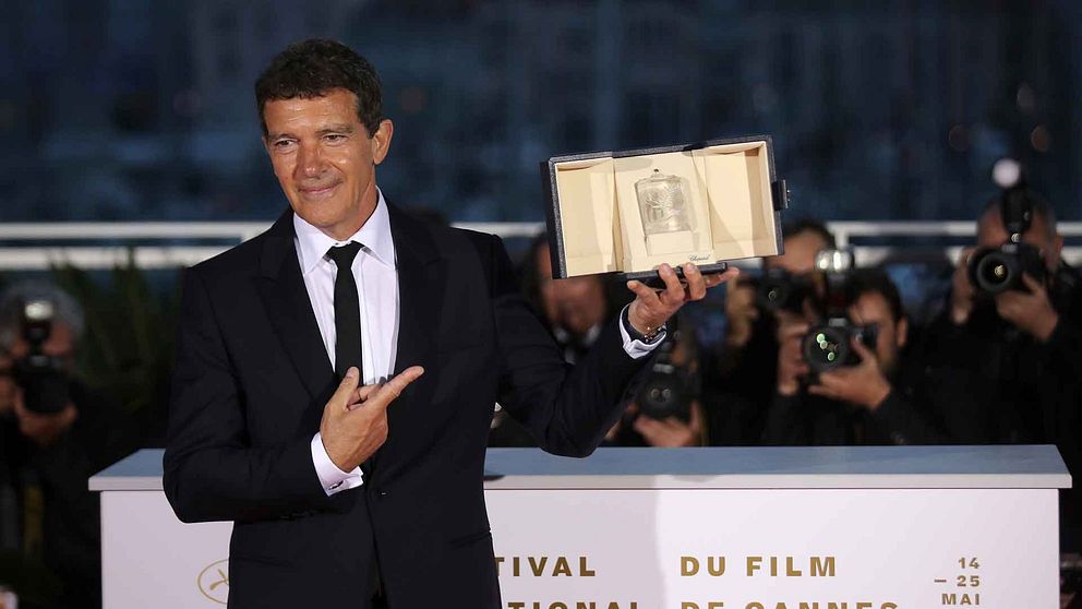 Antonio Banderas vann Bästa manliga skådespelare under filmfestivalen i Cannes.
