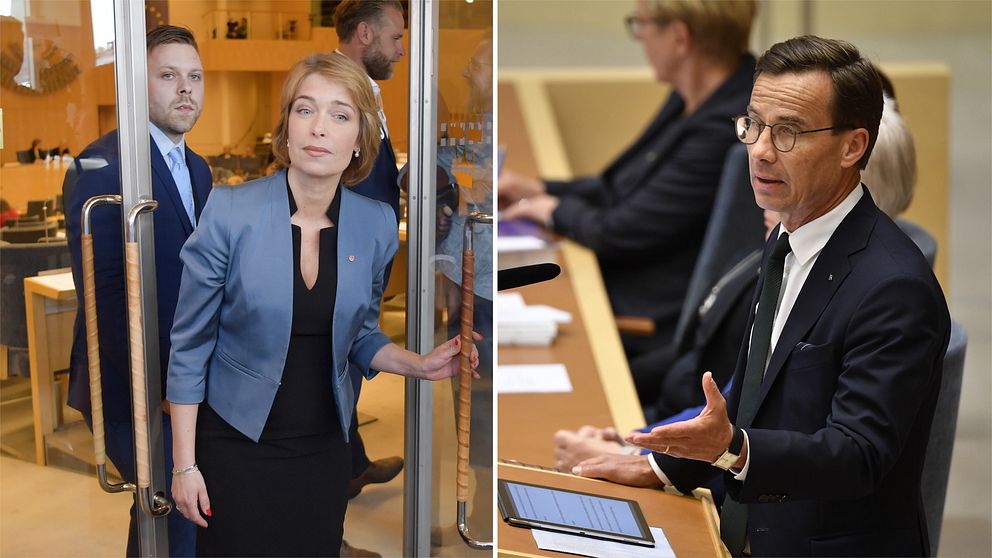 Annika Strandhäll och Ulf Kristersson