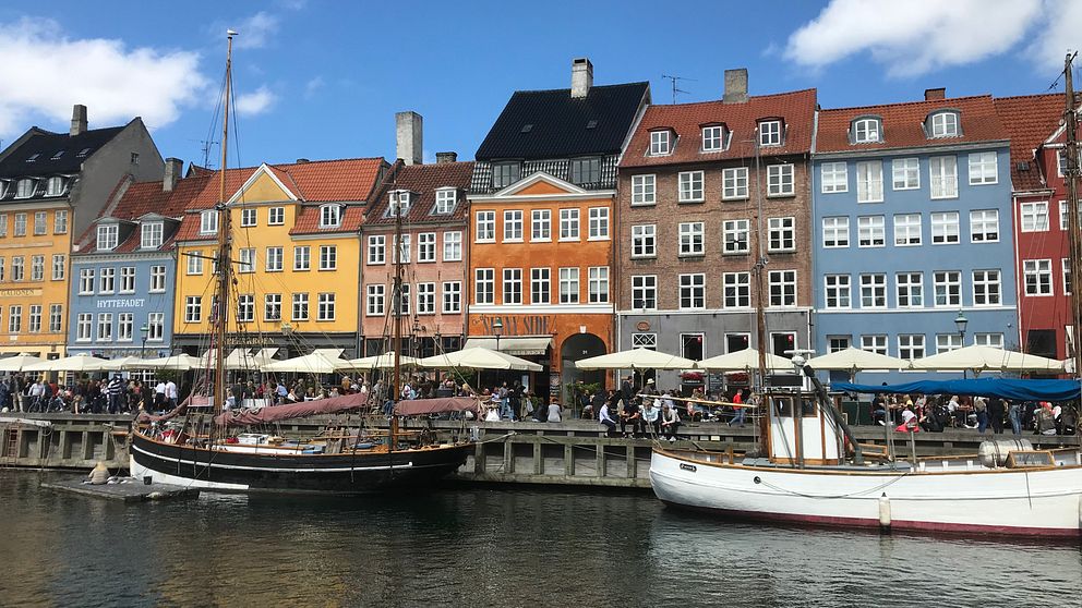 Nyhavn i Köpenhamn.