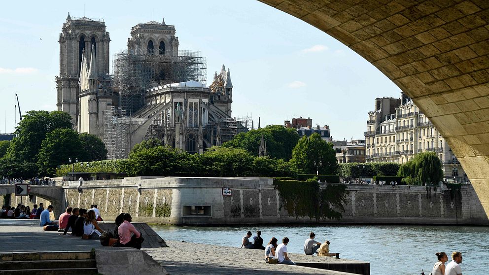 Katedralen Notre-Dame i Paris den 31 maj 2019.