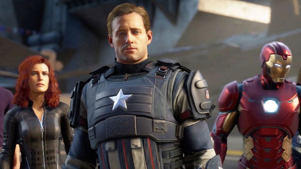 Black Widow, Captain America och Iron Man är några av de spelbara hjältarna i Avengers.