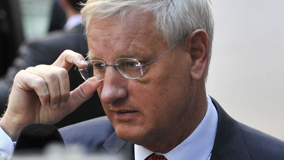 Sveriges utrikesminister Carl Bildt (M). Foto: Scanpix