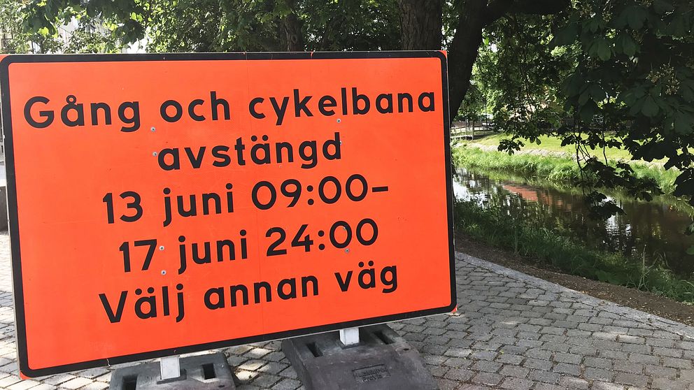Pråmvägen, Östra Kanalgatan och båttrafiken på Pråmkanalen kommer att vara helt avstängd för all trafik i helgen