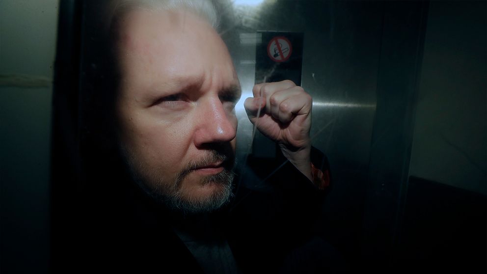 Under fredagen tas Julian Assange eventuella utlämning upp i brittisk domstol. Arkivbild.