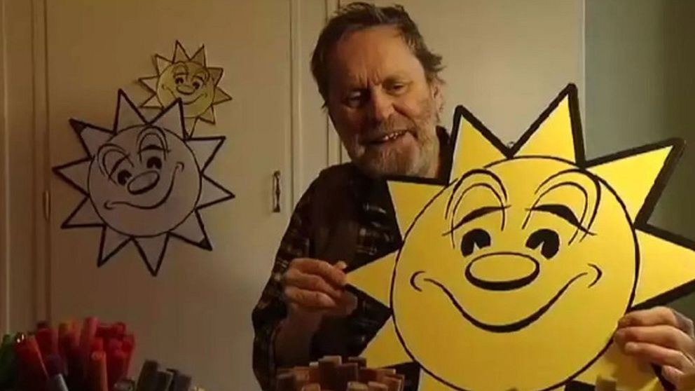 Sverker Lund var tecknaren bakom den klassiska kortfilm som visar solens upp och nedgång i SVT.