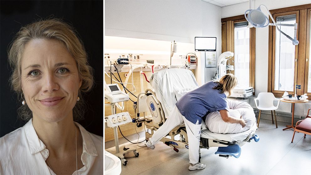 Mia Ahlberg, som är en av projektledarna, är också ordförande i Barnmorskeförbundet.