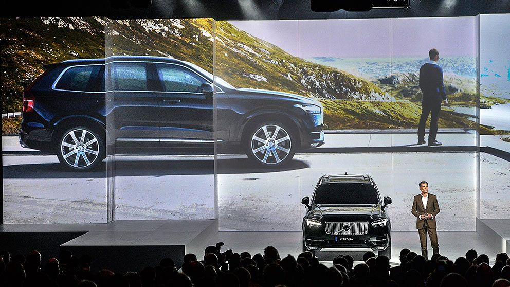 På tisdagen presenterade Volvo sin nya SUV XC90.