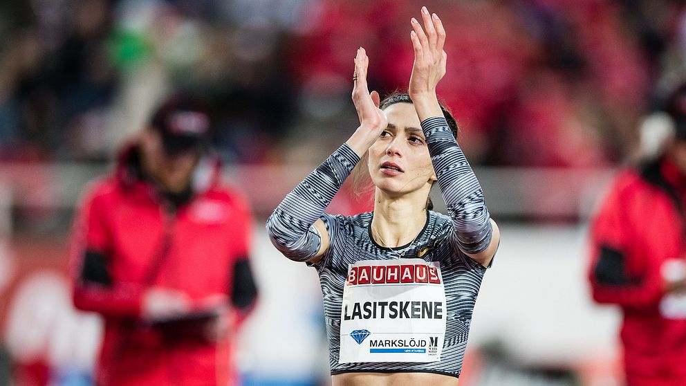 Mariya Lasitskene slog till med 2.06 i Ostrava i dag.