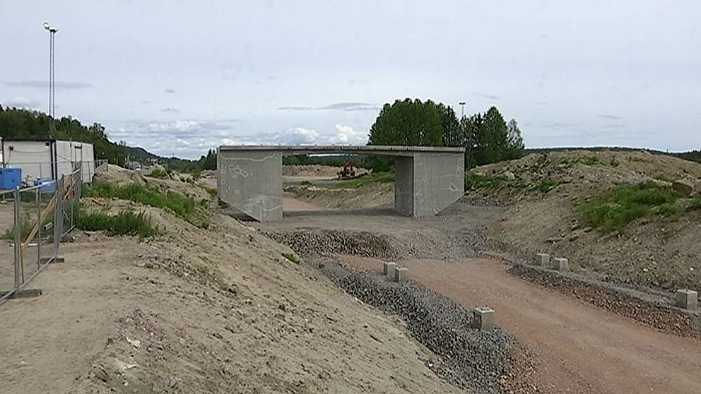 Brobygget i Dingersjö, Njurunda.