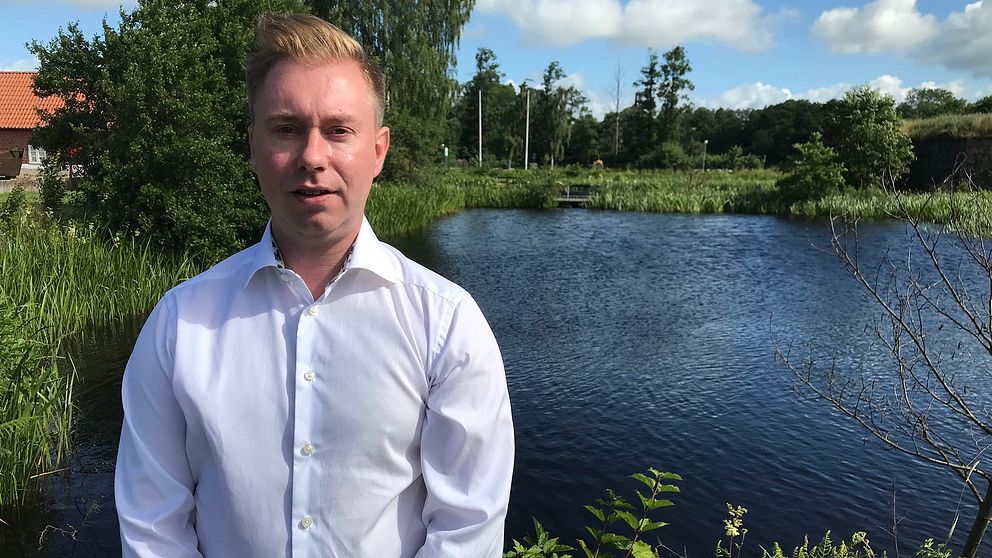 Henrik Jatkola, kraftverkschef på Statkraft i Laholm.