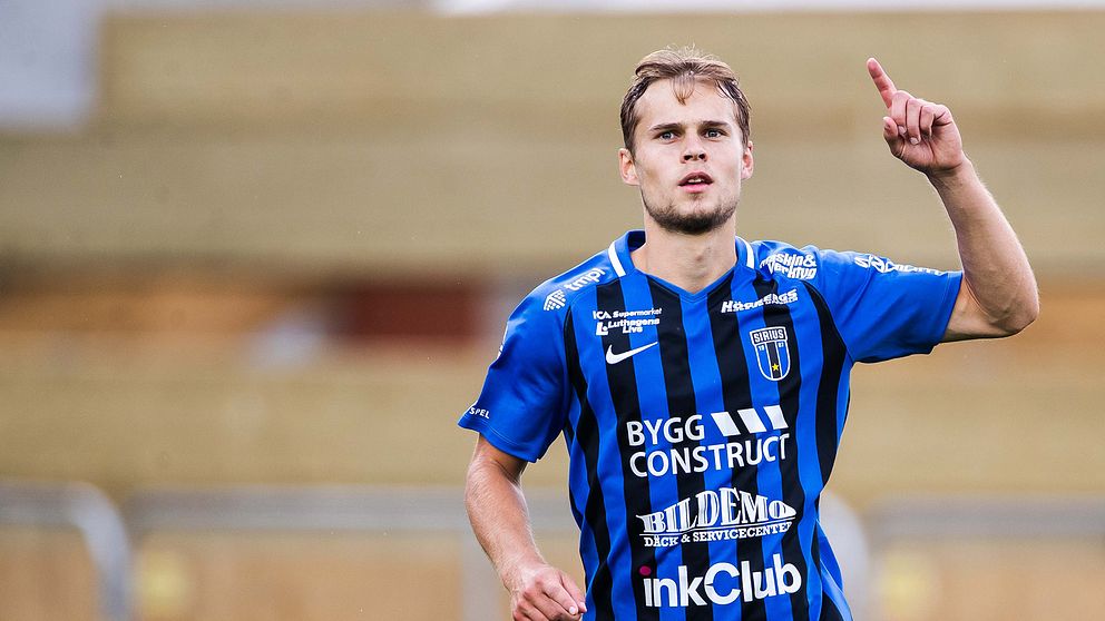 Sam Lundholm satte kvitteringmålet på straff i matchen mot Östersund