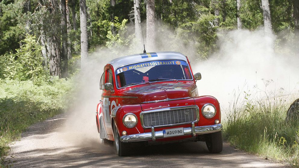 Volvo PV i rallytävlingen Midnattssolsrallyt.