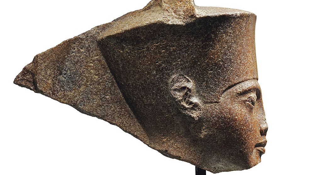 Tutankhamun-huvudet i brons såldes på autkionshuset Christie's i London förra veckan.