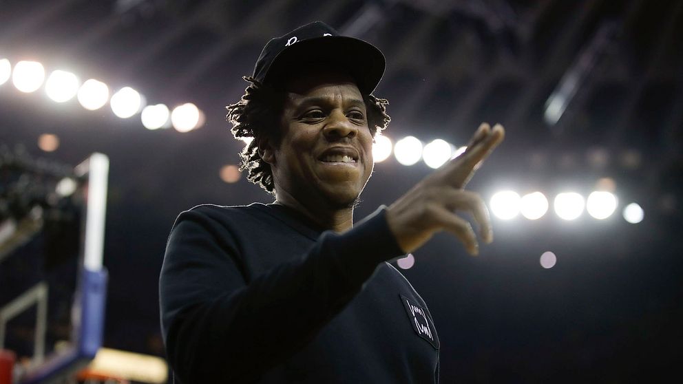 Hiphopentreprenören Jay-Z under NBA-finalen 2019.