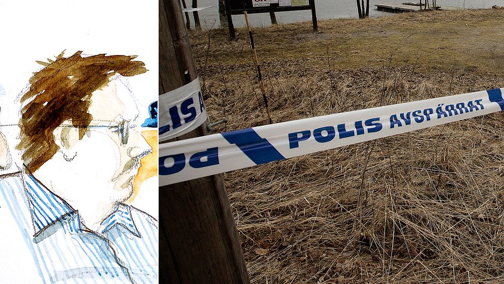Anders Eklund, polisavspärrning i sökandet efter Engla