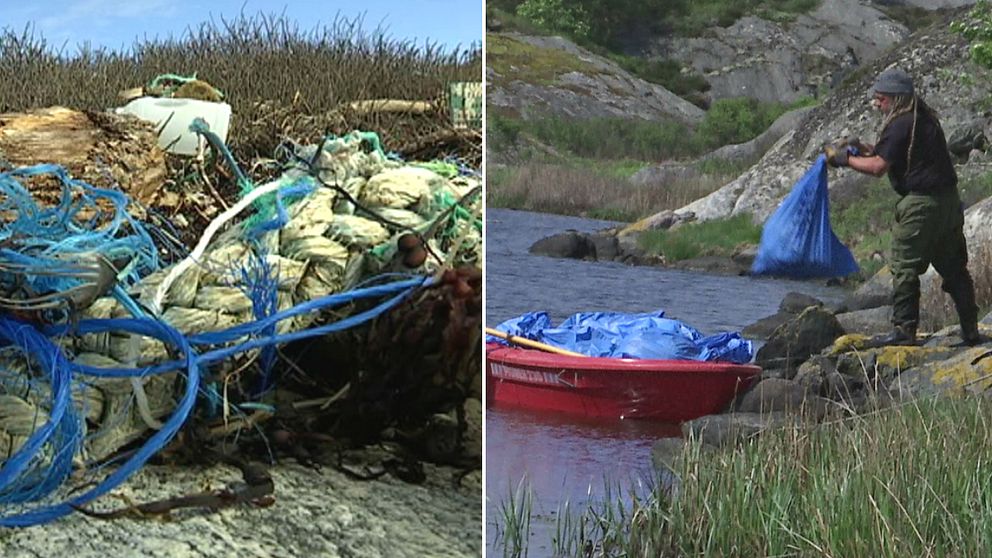 Mikroplast tar över stränderna