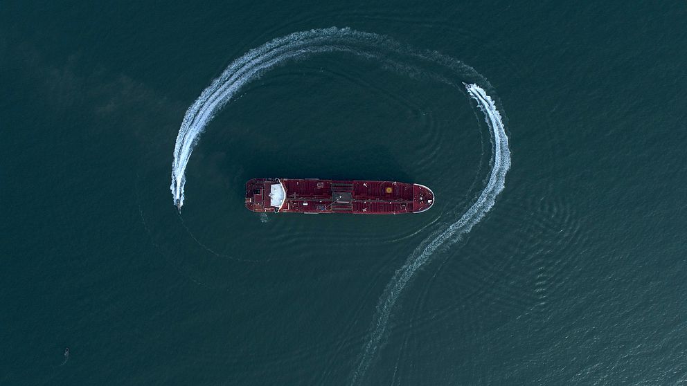 Stena Impero i Hormuzsundet.