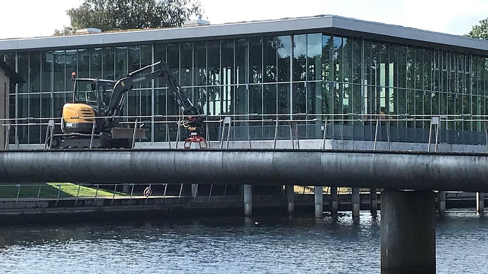 Gamletullsbron i centrala Halmstad.