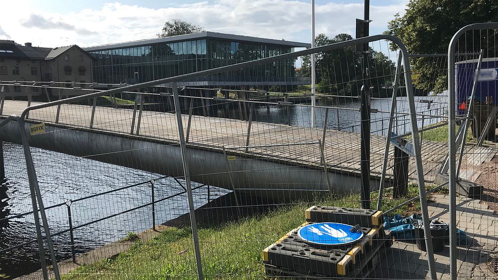 Gamletullsbron i centrala Halmstad.