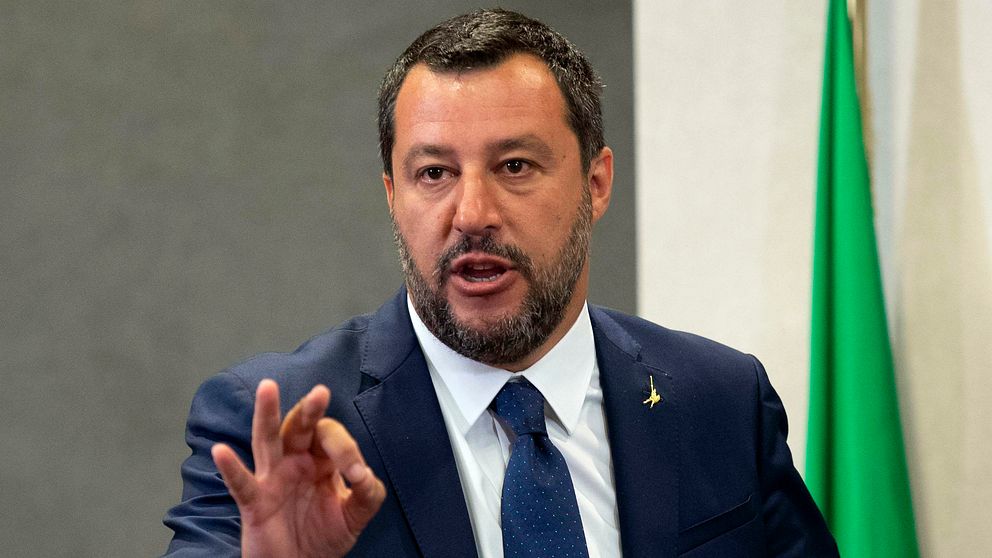 Italiens vice premiärminister Matteo Salvini.