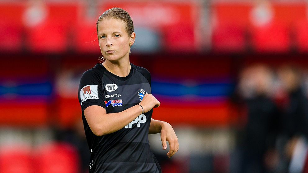 Anna Anvegård avgjorde matchen för Växjö.