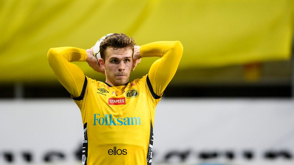 Jesper Manns under en allsvensk match med Elfsborg 2017.