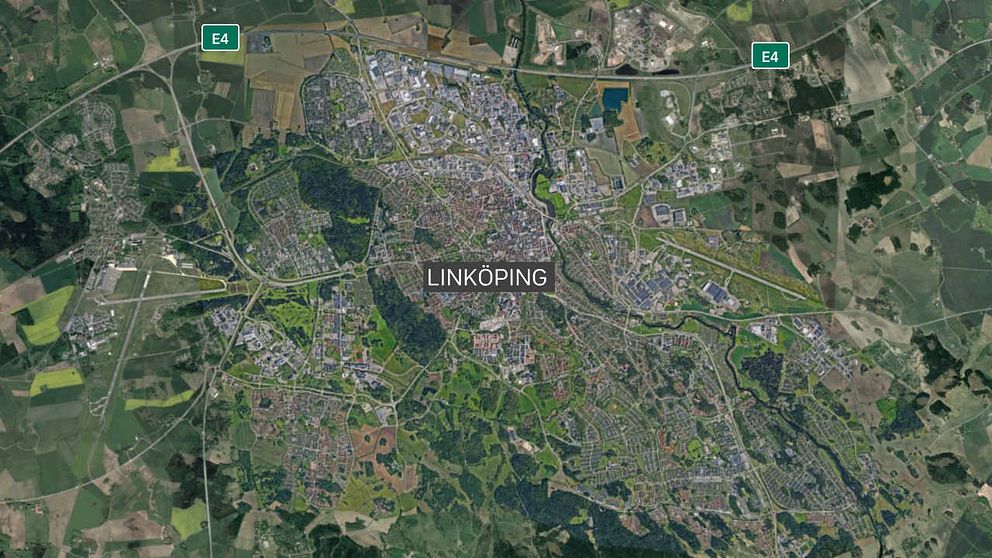 Satellitbild Linköping