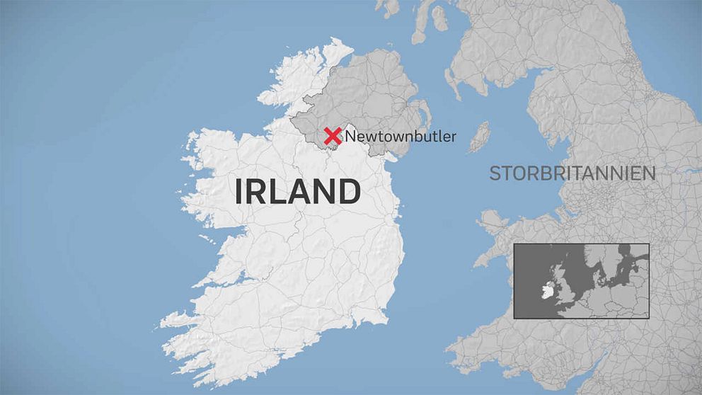 Explosionen inträffade i nordirländska Newtownbutler några kilometer från gränsen till Irland.