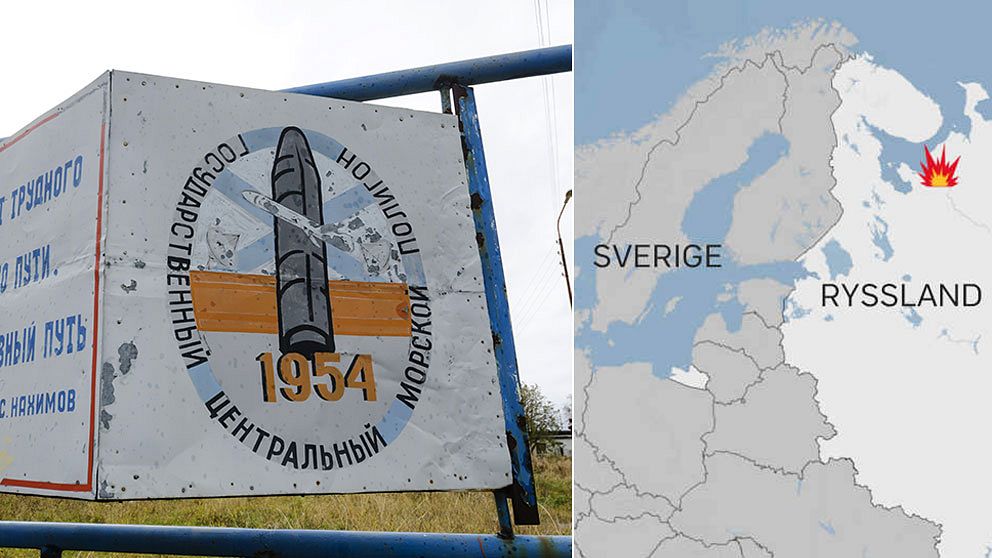 Den ryska testanläggningen i byn Nyonoksa ligger nära bostadshus – fem ingenjörer dog i explosionen