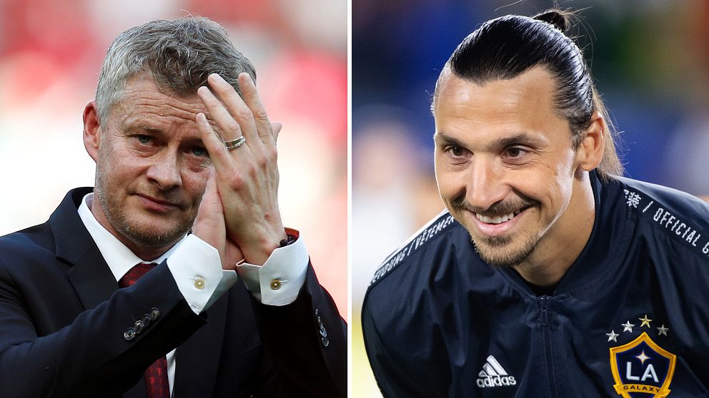 Ole Gunnar Solskjaer verkar inte öppna för någon Zlatan-comeback i Manchester United.