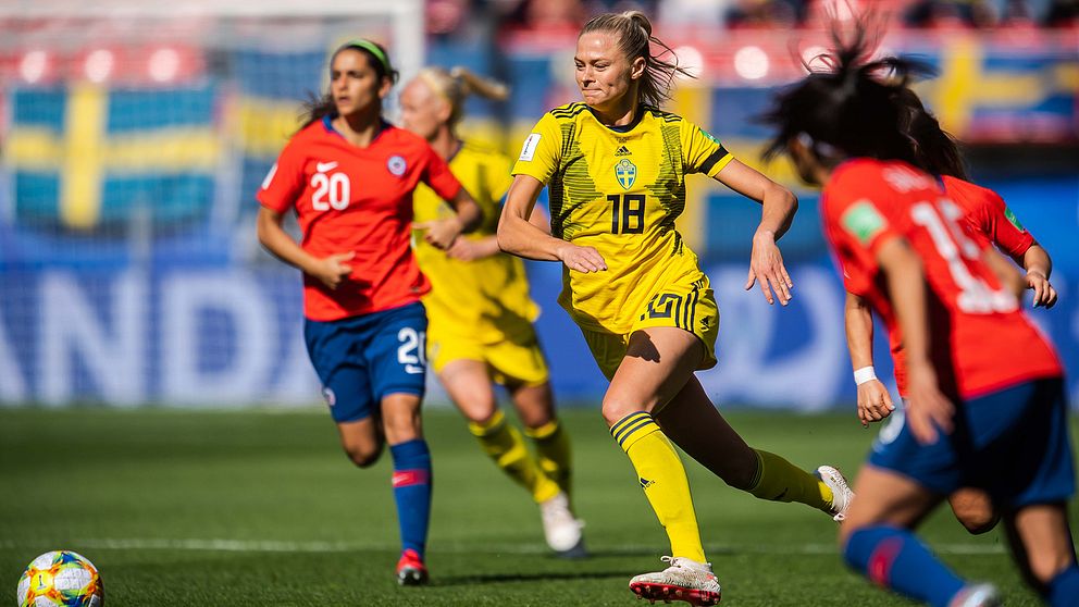Fridolina Rolfö under sommarens VM-slutspel.