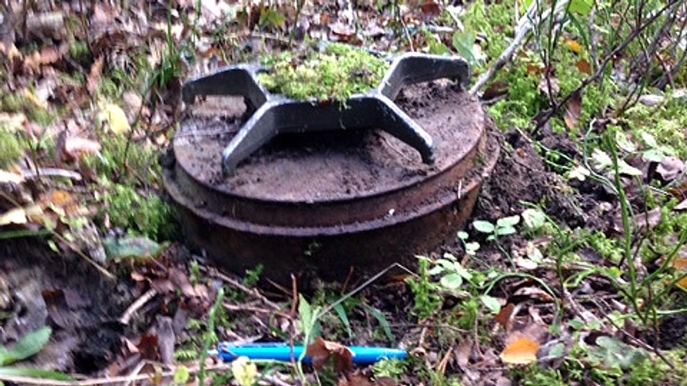 Ett misstänkt farligt föremål som tros vara en äldre övningsmina hittades på måndagsmorgonen i Linköping.
