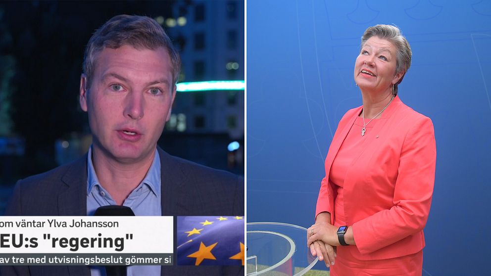 Enligt SVT:s Europakorrespondent Christoffer Wendick pekar läckor på att EU inte kommer ha någon migrationskommisionär i fortsättningen. På bilden till vänster syns Ylva Johanson, Sveriges nya EU-kommissionär.