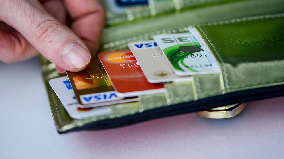 Kontokort i plånbok