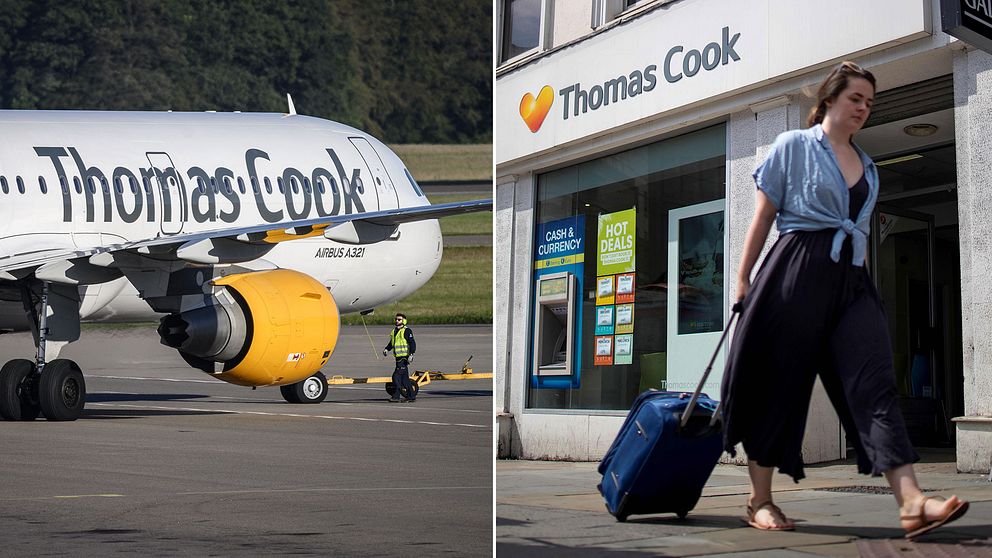 165 000 kan drabbas om resejätten Thomas Cook går i konkurs