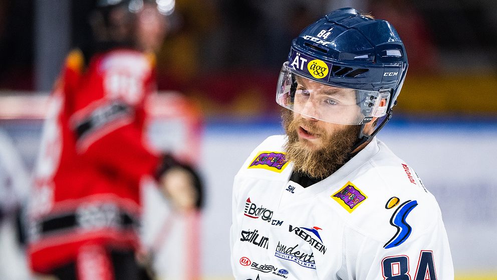 Linköpings Jimmy Andersson deppar efter ännu en förlust.
