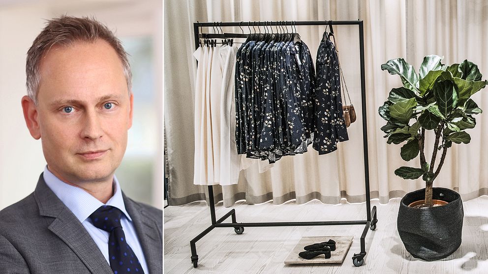 Johan Davidson som är chefsekonom på Svensk handel som berättar om den svenska butiksdöden med anledning av att klädjätten Forever 21 ansökt om konkursskydd.