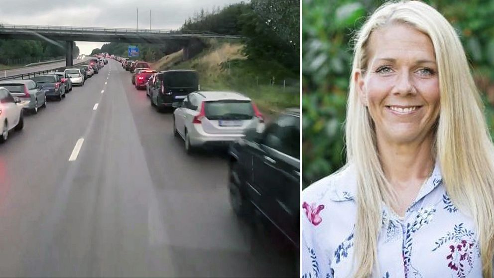 Riksdagsledamoten Sara Heikkinen Breitholtz (S) från Kungsbacka blev inspirerad när hon såg det virala klippet på räddningsstråket.