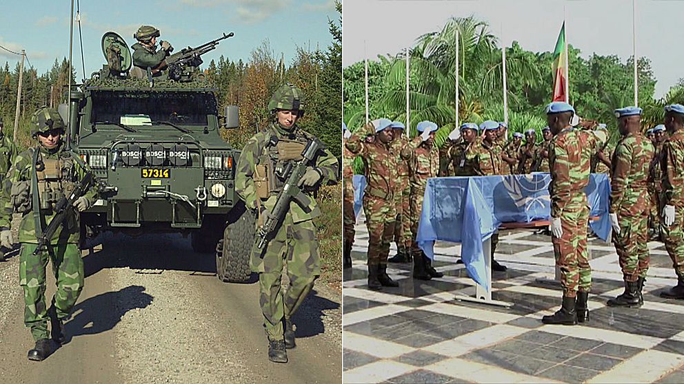 Svenska soldater övar inför resan till Mali där de ska ingå i FN-insatsen Minusma. 30 personer ur FN:s personal har hittills dödats i Mali.