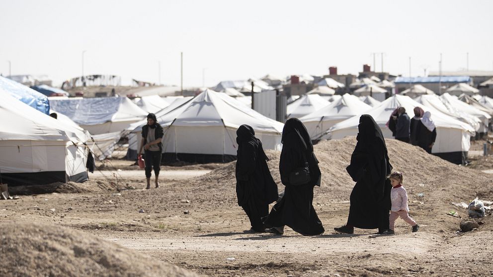 Flyktinglägret Al Haul i norra Syrien.