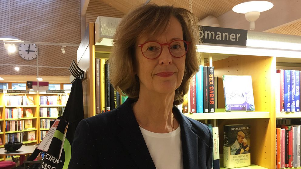 Anette Ekström, Älmhults bibliotekschef.
