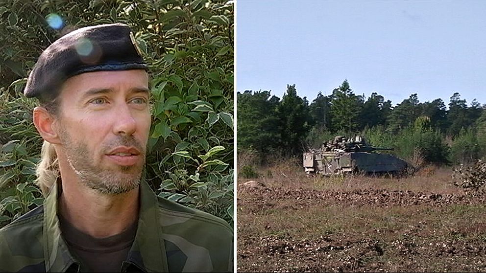 Tomas Ängshammar, kommunikationschef på Gotlands regemente P18.