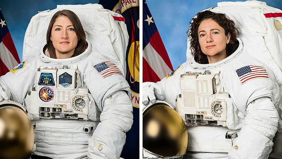 För första gången genomförs en rymdpromenad med enbart kvinnliga astronauter