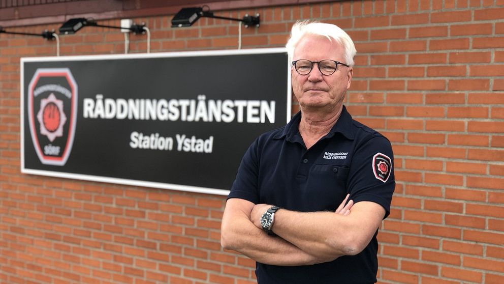 Räddningschef Mats Svensson vid sydöstra Skånes räddningstjänst.